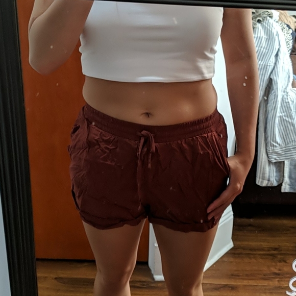 Forever 21 Pants - Forever 21 Burnt Orange Shorts